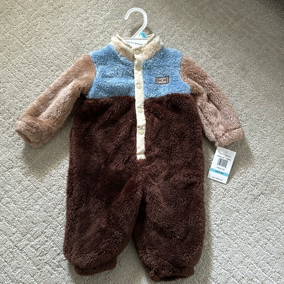 Lucky Brand Fuzzy Onesie - Picture 1 of 8